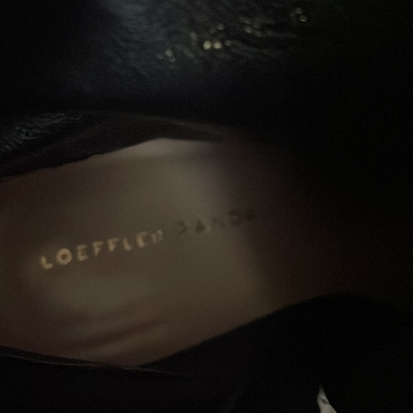 Loeffler Randall black suede bootie Sz 6 - Picture 5 of 6